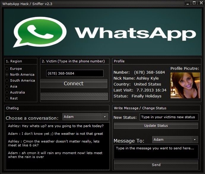 How to hack whatsapp free online