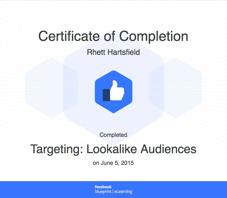 How to add certification in facebook